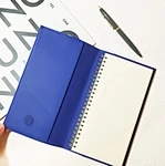 austauschbares PU-Leder-Spiralnotizbuch