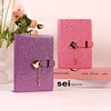 A5 Size Personalized Journal Notebook With Heart Lock
