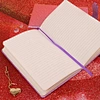 Shiny PU Leather Hardcover Notebook