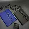 Hardcover Custom 6-Rings Binder Agenda PU Leather Business Notebook
