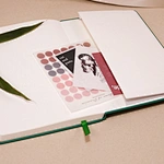 Umweltfreundliches Notebook-Kaffeetassen-Geschenkset aus Glas
