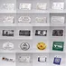 Étiquettes nominatives en acier inoxydable avec logo personnalisé de haute qualité