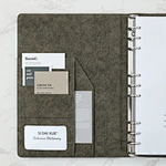 Carnet de notes rechargeable à 6 anneaux