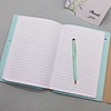  papiergebundenes PU-Leder-Handtaschen-Notizbuch
