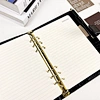 Refillable Journal Budget Planner with Card SlotsCustom Crocodile PU Leather 6 Ring Binder Notebook