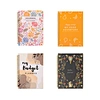 Agenda quotidien à imprimé floral
