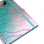 Bloc-notes en spirale A5 avec impression personnalisée de carnet à couverture rigide de dossier