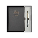 Coffret de journal ligné A5 en feuille d'or pour cadeau d'entreprise