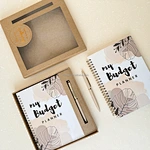 Manufactory Custom Printing Hardcover A5 Spiral Notebook Set High Quality Budget Planner for Gift Use