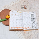 Journal d'écriture quotidien avec logo de broderie personnalisé
