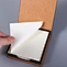 Papiers de notes promotionnels personnalisés, prix d'usine, boîte à mémo en cuir PU, bloc-notes