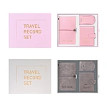 a5 refillable leather journalstravelers notebook  gift set