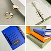 Coffret cadeau planificateur en cuir PU à 6 anneaux