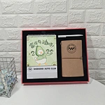 Custom Travel Journal Gift Set Replaceable A5 Notebook PU Leather