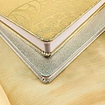 Gold PU Leather Hardcover Notebook