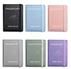 Leather Passport Case PU Passport Holder Notebook Custom
