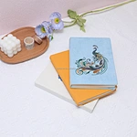 Carnet doublé de broderie d'abeille mignonne