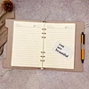 Business Loose Leaf Binder Notebook
Custom LOGO Leather Journal
Office Notepad Gift Set
