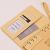 Planificateur d'emplacements multi-cartes avec stylo en métal assorti