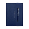 Hardcover Custom 6-Rings Binder Agenda PU Leather Business Notebook