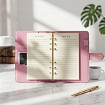 custom leather day plannerleather executive planner6 ring binder plannerdiary Notebook