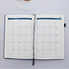 Customizable Debossed Pattern Journal Hardcover PU Leather Yearly Planner