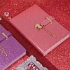 Glänzendes Hardcover-Notizbuch aus PU-Leder