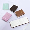 Small Pocket Diary for Travel GiftCustom Gold Foil Logo Elastic Band Closure
