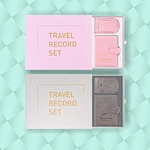 a5 refillable leather journalstravelers notebook  gift set