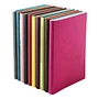 Softcover-Notizbuch im Großhandel mit Farbkanten im A5-Format aus PU-Leder