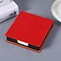 PU Leather Memo Box Notepads Custom Non-adhesive Sticky Notes