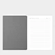 SIDAIXUE A5 Custom Notebook Hardcover PU Leather Planner