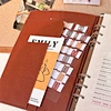leather planner with clasp
leather bound planners notebook
personalized notebook loose leaf binding