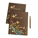 Floral Lined Journal Aesthetic Vintage