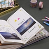 Printed PU Leather Travel Journal Notebook