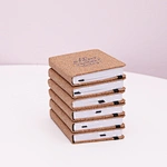 Tragbares A7-Notizbuch mit Hardcover aus Korkmaterial