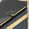 Agenda A5 relié en cuir PU à couverture rigide
