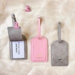 PU Leather Luggage Tag