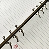 Carnet à feuilles mobiles en cuir PU à couverture rigide A6