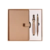 Business Planner Gift SetDetachable PU Leather Keychain Ballpoint Pen