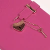 Personal Gift Writing JournalHeart Metal Lock Diary Notebook