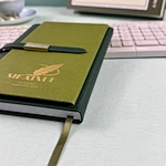 A5 PU Leather Business Notebook With Card Slots