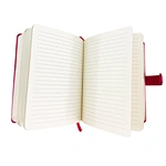 Journal avec couverture en similicuir et serrure à cœur