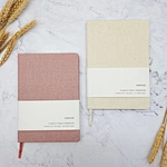 Wholesale Fashionable Waterproof Linen Hard Cover Customization Reading Notebook Journal