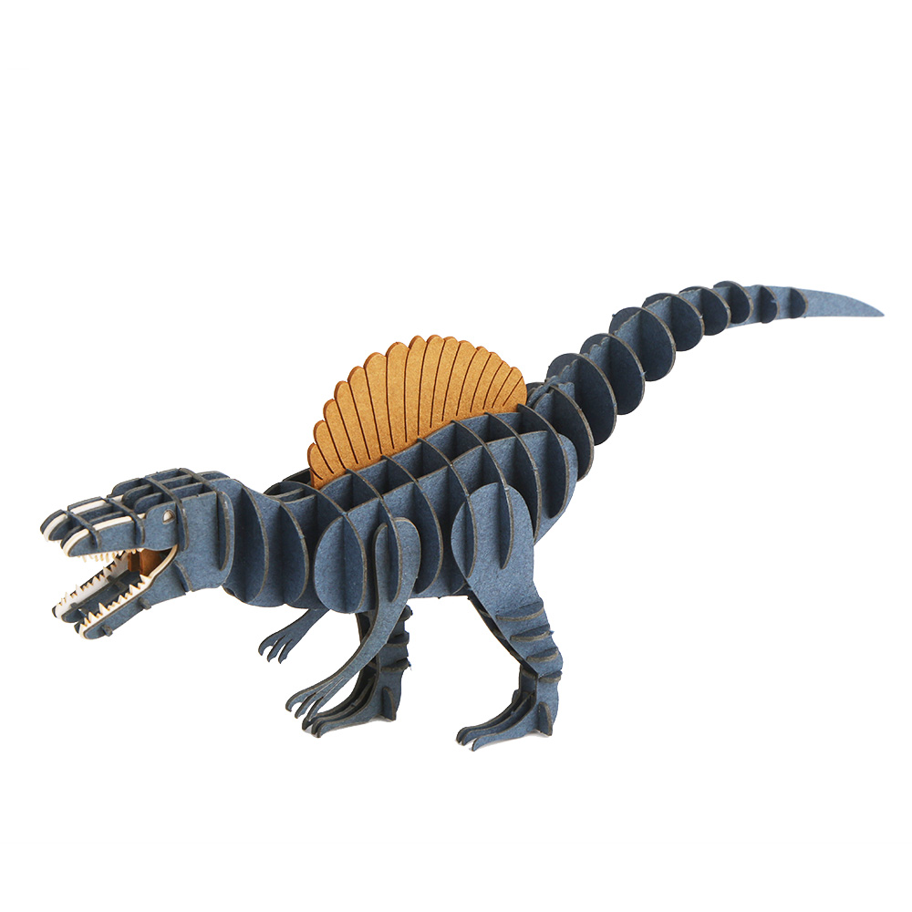CUPUZ Spinosaurus 3D Paper Model Kit, lifelike prehistoric sail-backed Spinosaurus dinosaur souvenir DIY paper puzzle