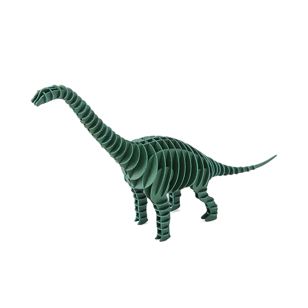 CUPUZ Brachiosaurus 3D Paper Model Kit, lifelike prehistoric long-neck Brachiosaurus dinosaur souvenir DIY paper puzzle