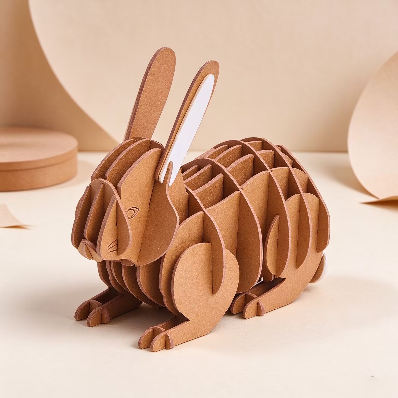 3D Paper Puzzle Hare – DIY Animal Model, Educational Toy & Creative Gift