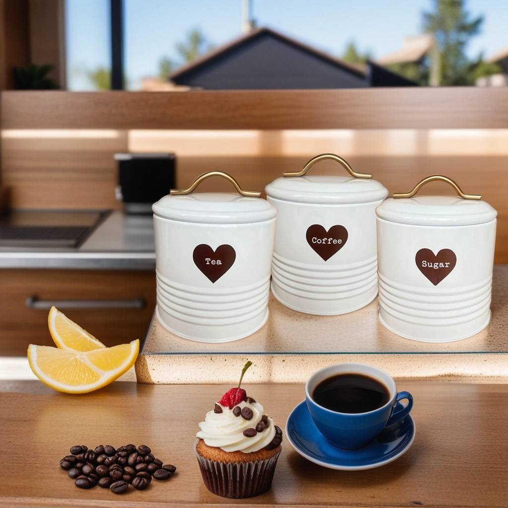 tea/sugar/coffee canisters
