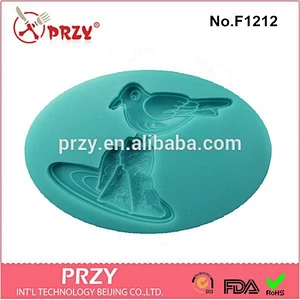 Wholesale bird silicon animal cake molds