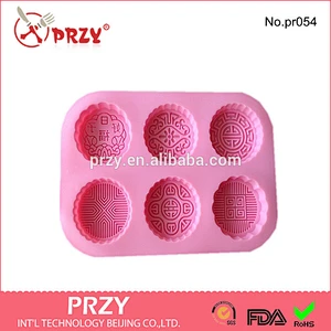 moon cake handmade silicone soap mold